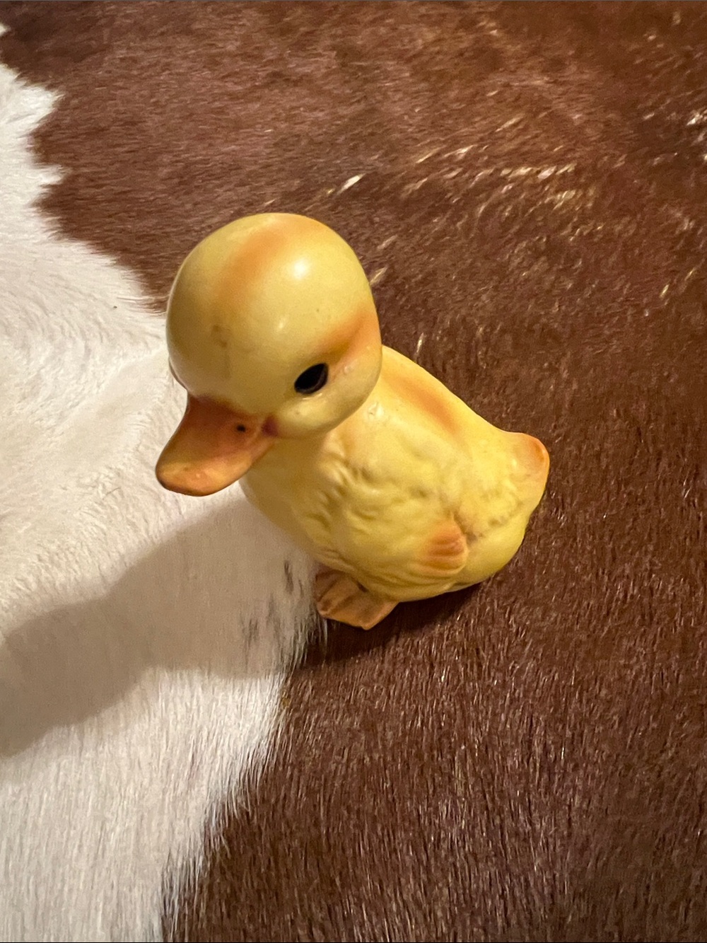 Lefton Ceramic Duck Duckling Farm Diorama Vintage 3.5”